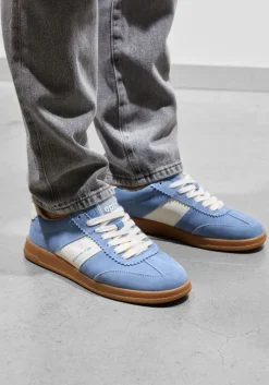 blauwe east pacific trade lage sneakers santos