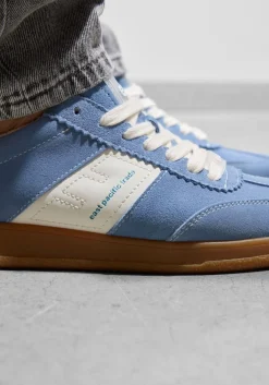 blauwe east pacific trade lage sneakers santos