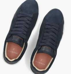 blauwe filmore lage sneakers milos