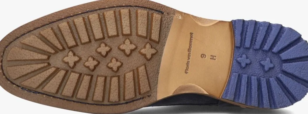 blauwe floris van bommel nette schoenen sfm-50141 crepi