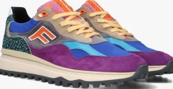 blauwe floris van bommel lage sneakers sfm-10268 de gripper