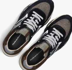 blauwe floris van bommel lage sneakers sfm-10178 de zager