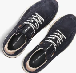 blauwe floris van bommel lage sneakers sfm-10238 de gripper