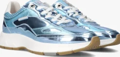 blauwe floris van bommel lage sneakers sfw-10101