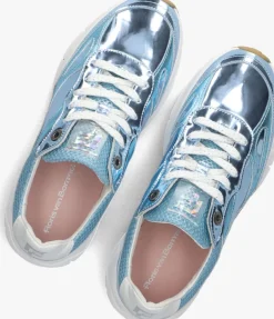 blauwe floris van bommel lage sneakers sfw-10101
