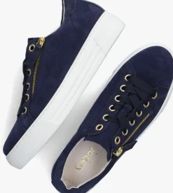 blauwe gabor lage sneakers 465