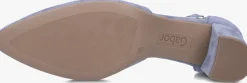 blauwe gabor sandalen met hak 340