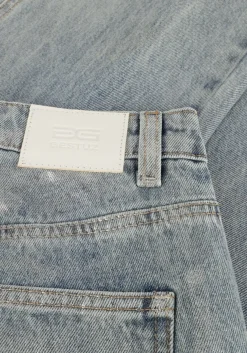 blauwe gestuz straight leg jeans coatygz hw straight jeans