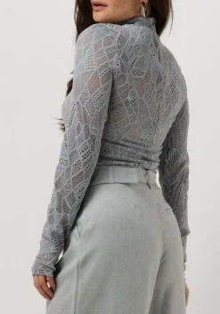 blauwe gestuz top hilma rollneck