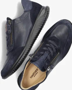 blauwe hartjes lage sneakers 162.1141