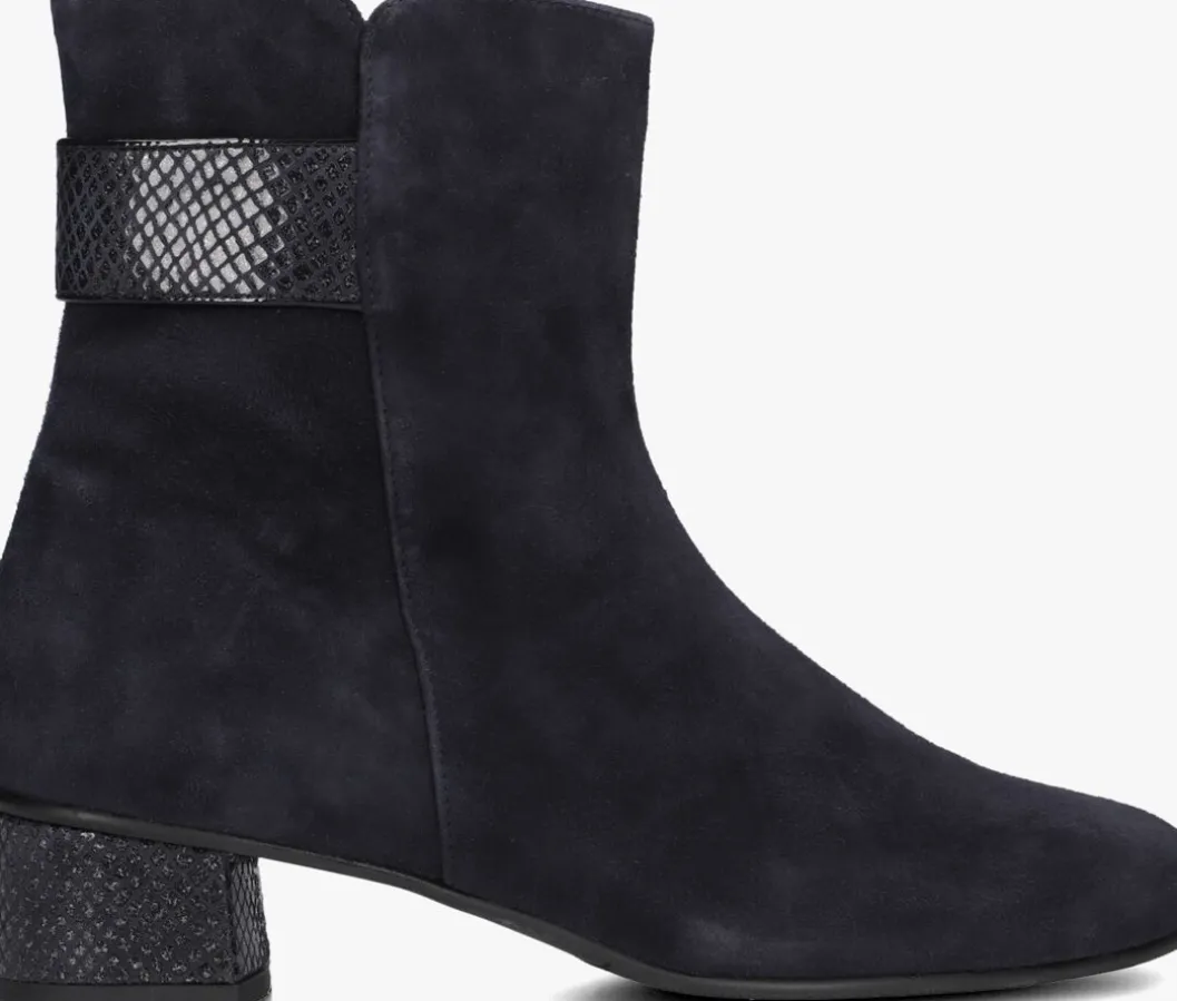 blauwe hassia enkellaarsjes 303092