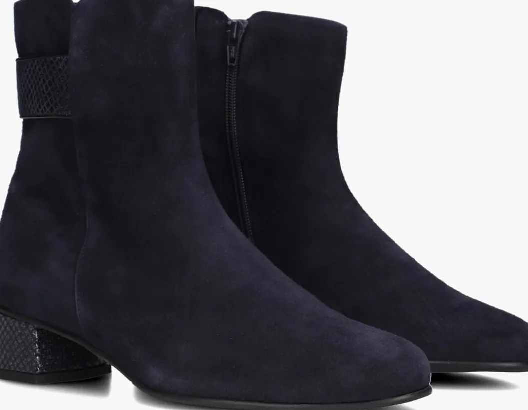 blauwe hassia enkellaarsjes 303092