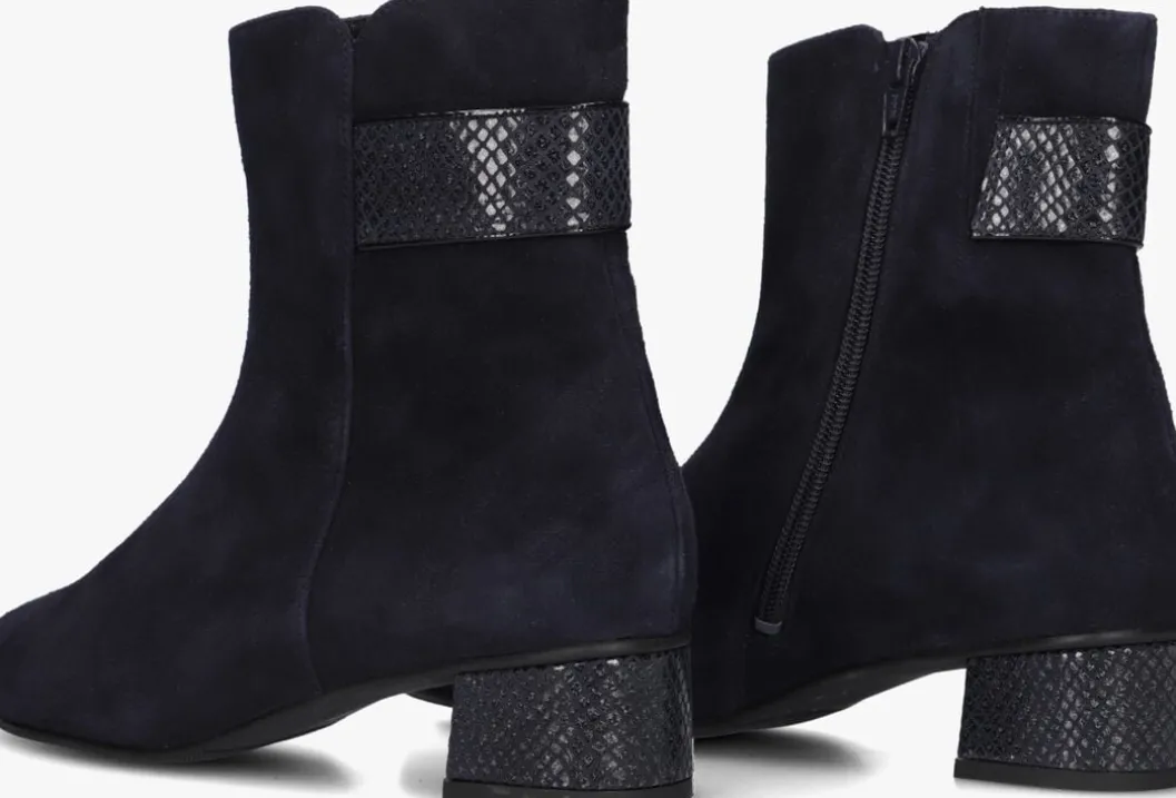 blauwe hassia enkellaarsjes 303092