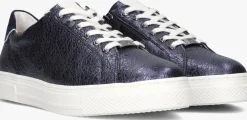 blauwe hassia lage sneakers 301131