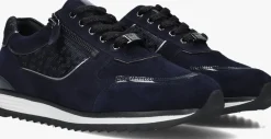 blauwe hassia lage sneakers porto