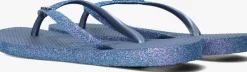 blauwe havaianas teenslippers slim sparkle ii crocus