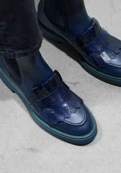 blauwe hispanitas chelsea boots chi243613