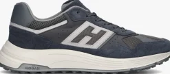 blauwe hogan lage sneakers hyperlight allacciato