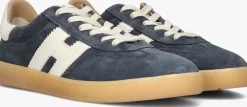 blauwe hogan lage sneakers cool allacciato h