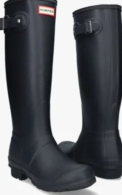 blauwe hunter regenlaarzen womens original tall