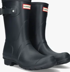 blauwe hunter regenlaarzen womens original short