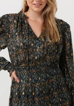 blauwe ibana mini jurk deela - print