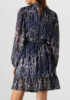 blauwe ibana mini jurk dillia