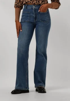 blauwe janice straight leg jeans jagger
