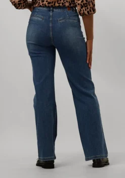 blauwe janice straight leg jeans jagger