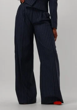 blauwe janice wijde broek dollar