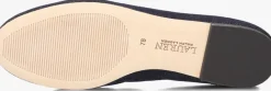 blauwe lauren ralph lauren ballerina's jayna flats ballet
