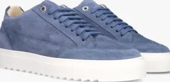 blauwe mason garments lage sneakers tia nativo