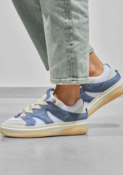 blauwe mason garments lage sneakers venice tricolore