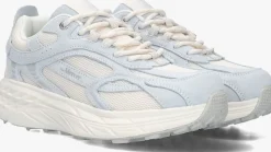 blauwe mercer amsterdam lage sneakers the re-run max suede