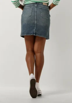 blauwe mos mosh minirok maki