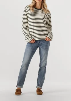 blauwe mos mosh straight leg jeans mmnaomi nolla jeans