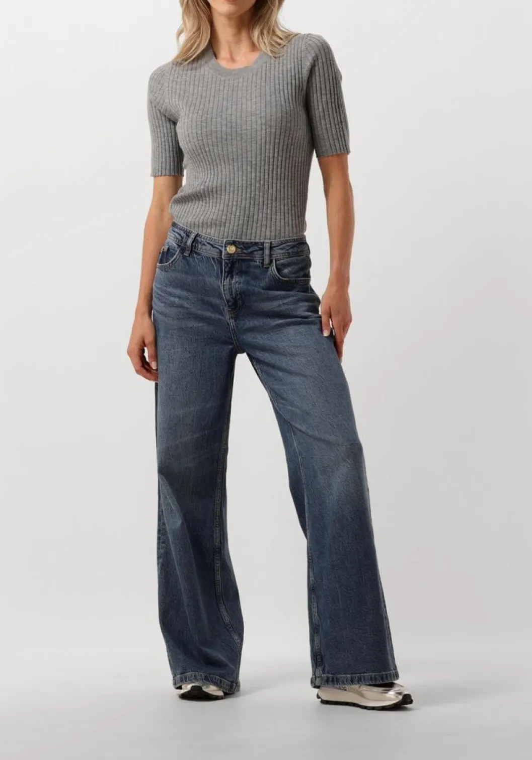 blauwe mos mosh straight leg jeans dara lititi jeans