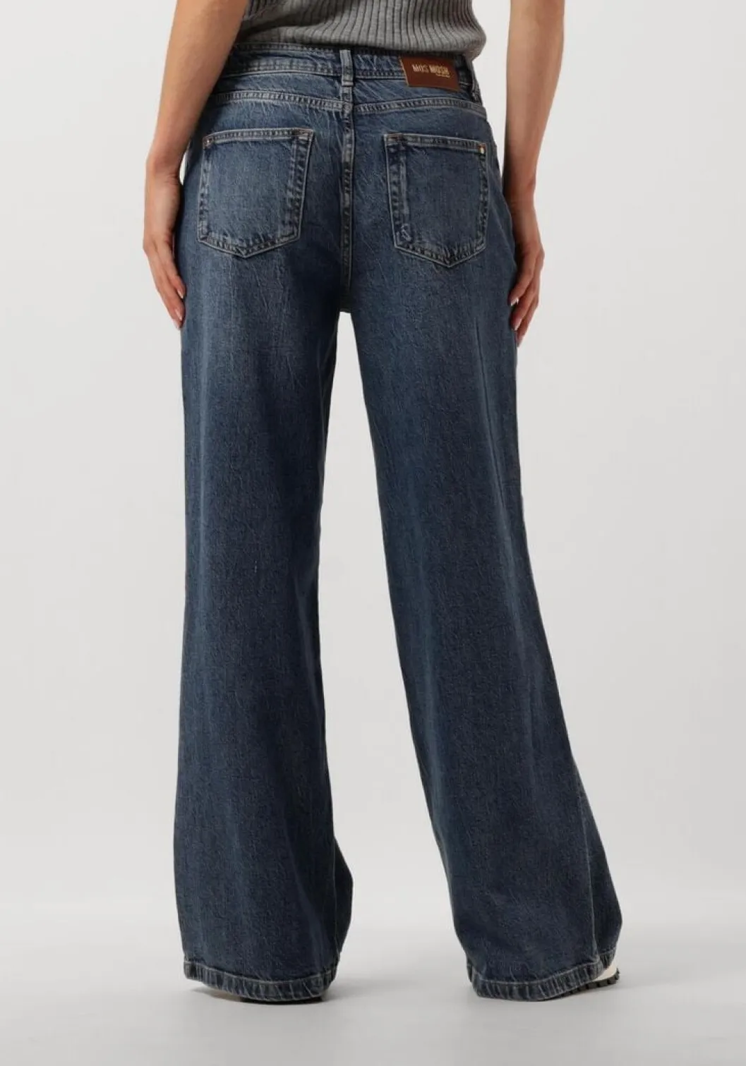blauwe mos mosh straight leg jeans dara lititi jeans
