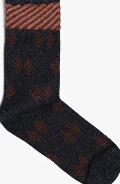 blauwe mp denmark sokken flora