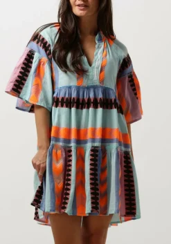 blauwe nema mini jurk bella