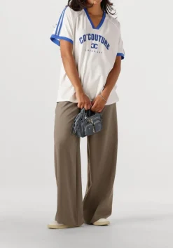 blauwe núnoo schoudertas helena fringe suède