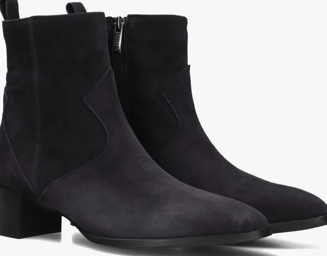 blauwe notre-v enkellaarsjes 63231