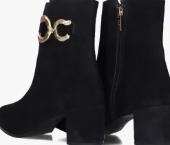 blauwe notre-v enkellaarsjes 8558