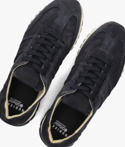 blauwe nubikk lage sneakers glen hendrix