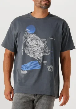 blauwe peak performance t-shirt m graphic tee