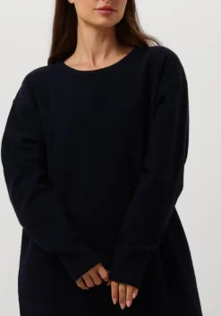 blauwe penn & ink midi jurk 098 dress