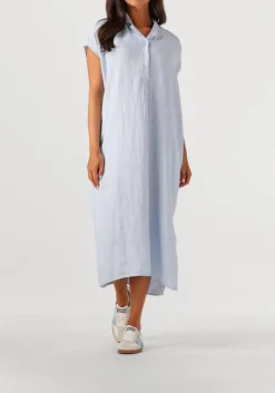 blauwe penn & ink mini jurk dress