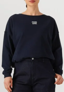 blauwe penn & ink trui sweater w25f1703