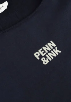 blauwe penn & ink trui sweater w25f1703