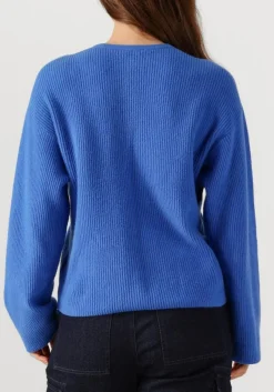 blauwe penn & ink vest cardigan w25b345